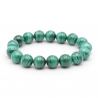 Bracelet perles en MALAChiTE 12mm